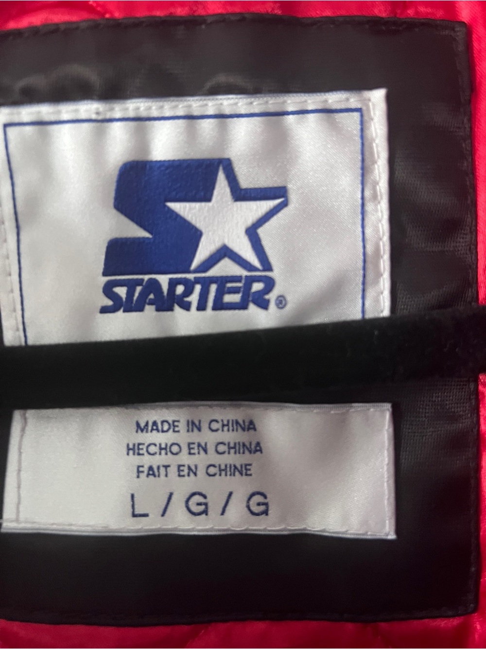 STARTER Raptors Satin Varsity Jacket - Picture 4 of 7